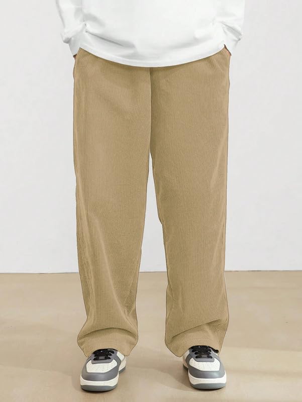 SMOWKLY Men's Cotton Rib Sweatpants - Image 2