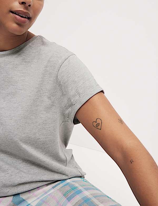 GarbGlide Cotton Rich Leaf Print Pyjama Set - Image 3