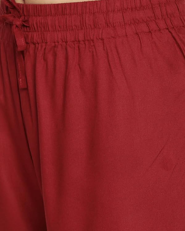 SAFED Women Rayon Palazzo - Solid - Image 5