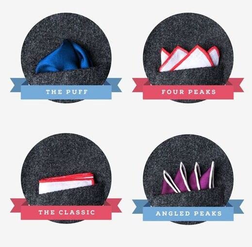 Young Arrow Satin Pocket Square for Men - Image 5