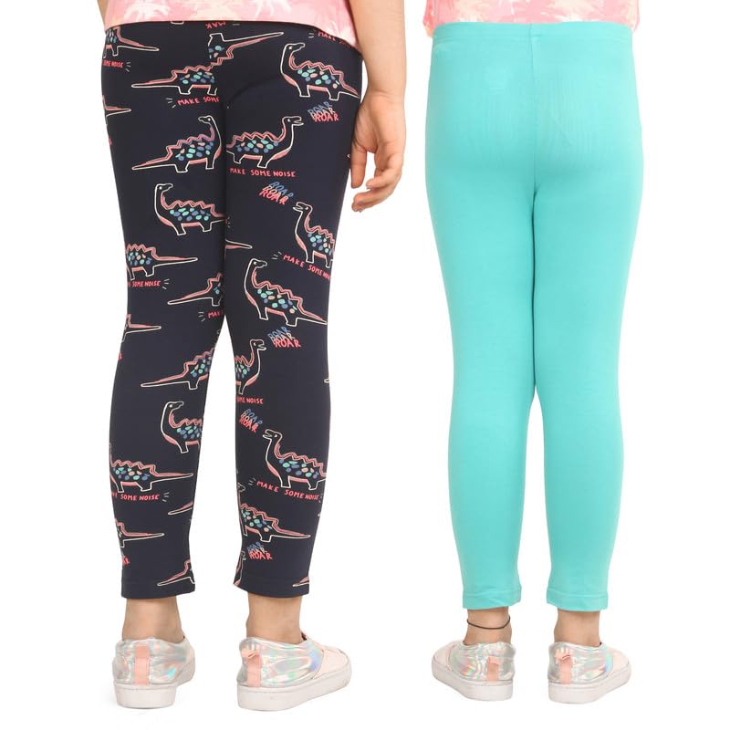 ARIEL Girls Cotton Printed Leggings - Image 2