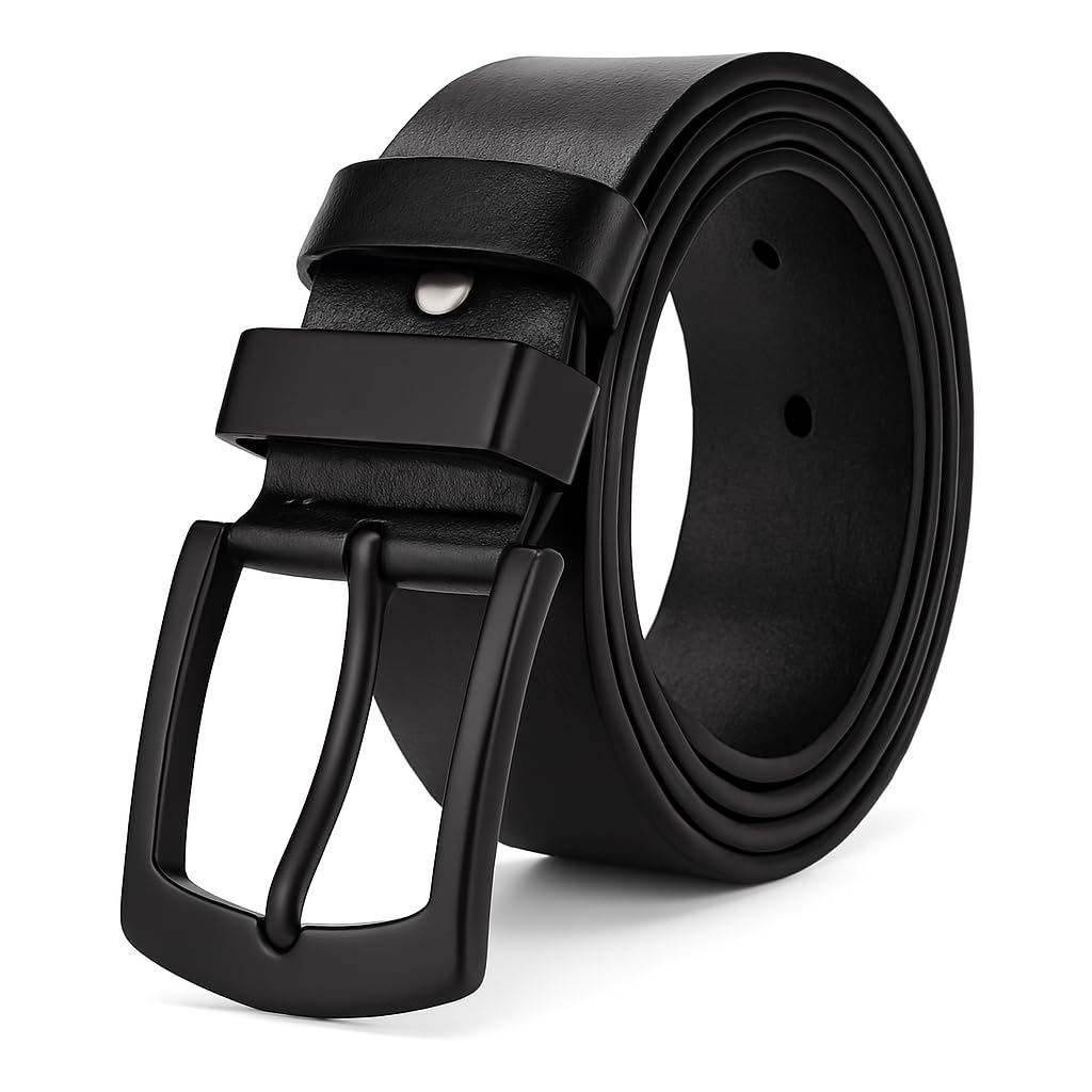 Luxury Designer Belt for Men with Metal Buckle