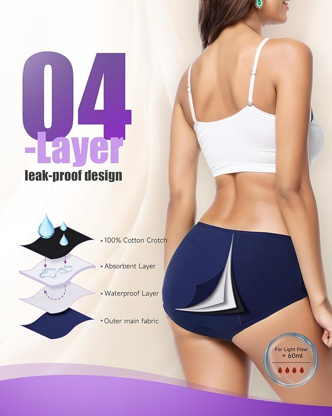 Period Panties for Women - Reusable - Image 4