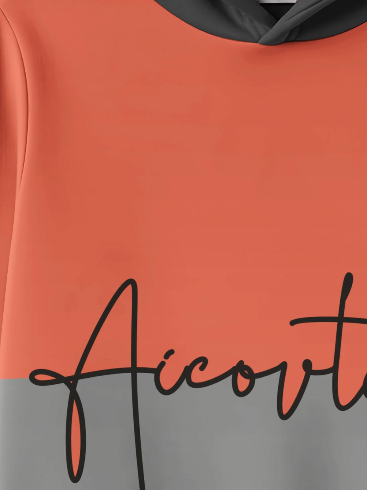 HELLCAT Boys Co-ords Set - Orange Grey - Image 4