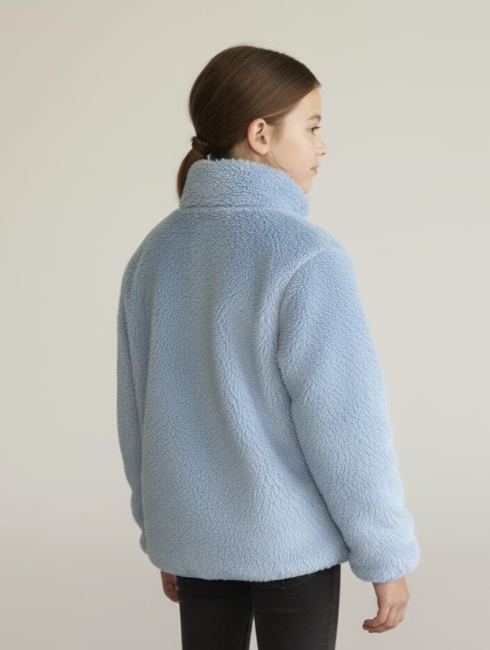 Alan Jones Girls Furry Fleece Jacket - Image 4