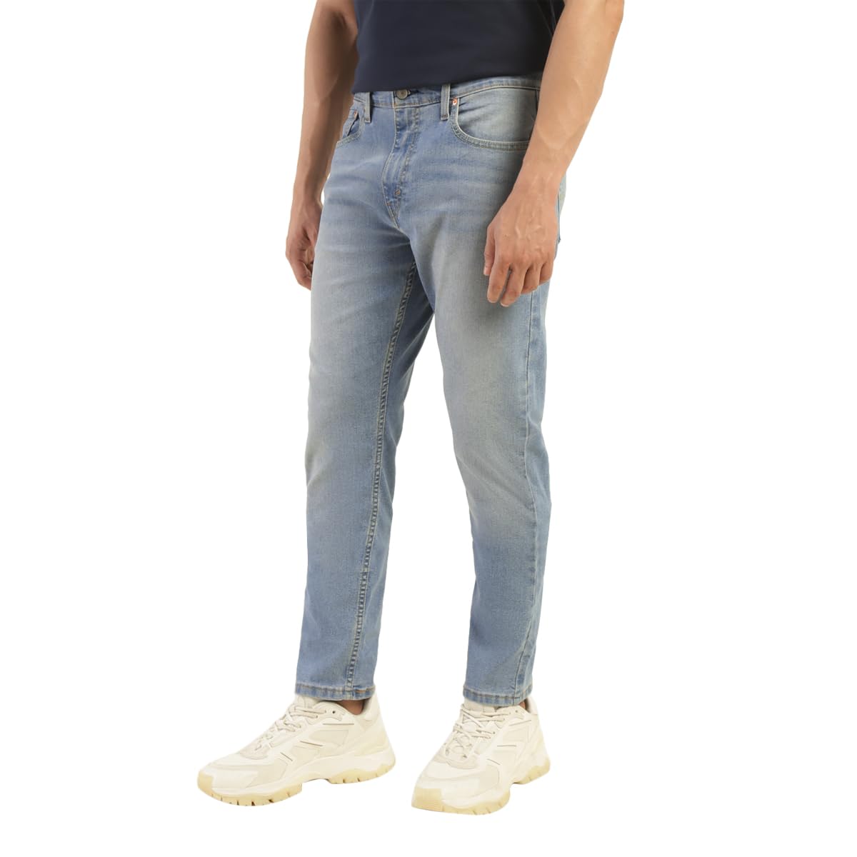 Levi's Men's Slim Tapered Fit Jeans - Light Indigo - Image 4