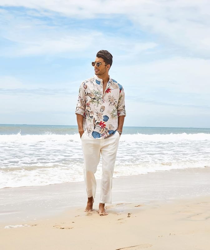 MADHAVISTA Men's Cotton Blend Kurta - Image 3