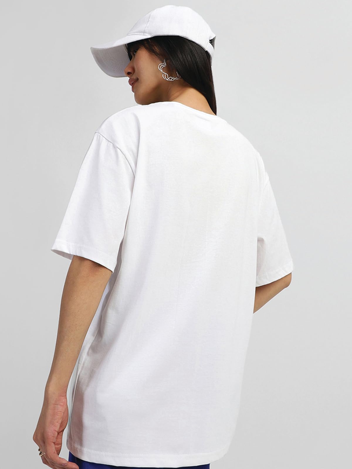 JUNEBERRY Cotton Graphic Printed T-Shirt for Women - Image 4