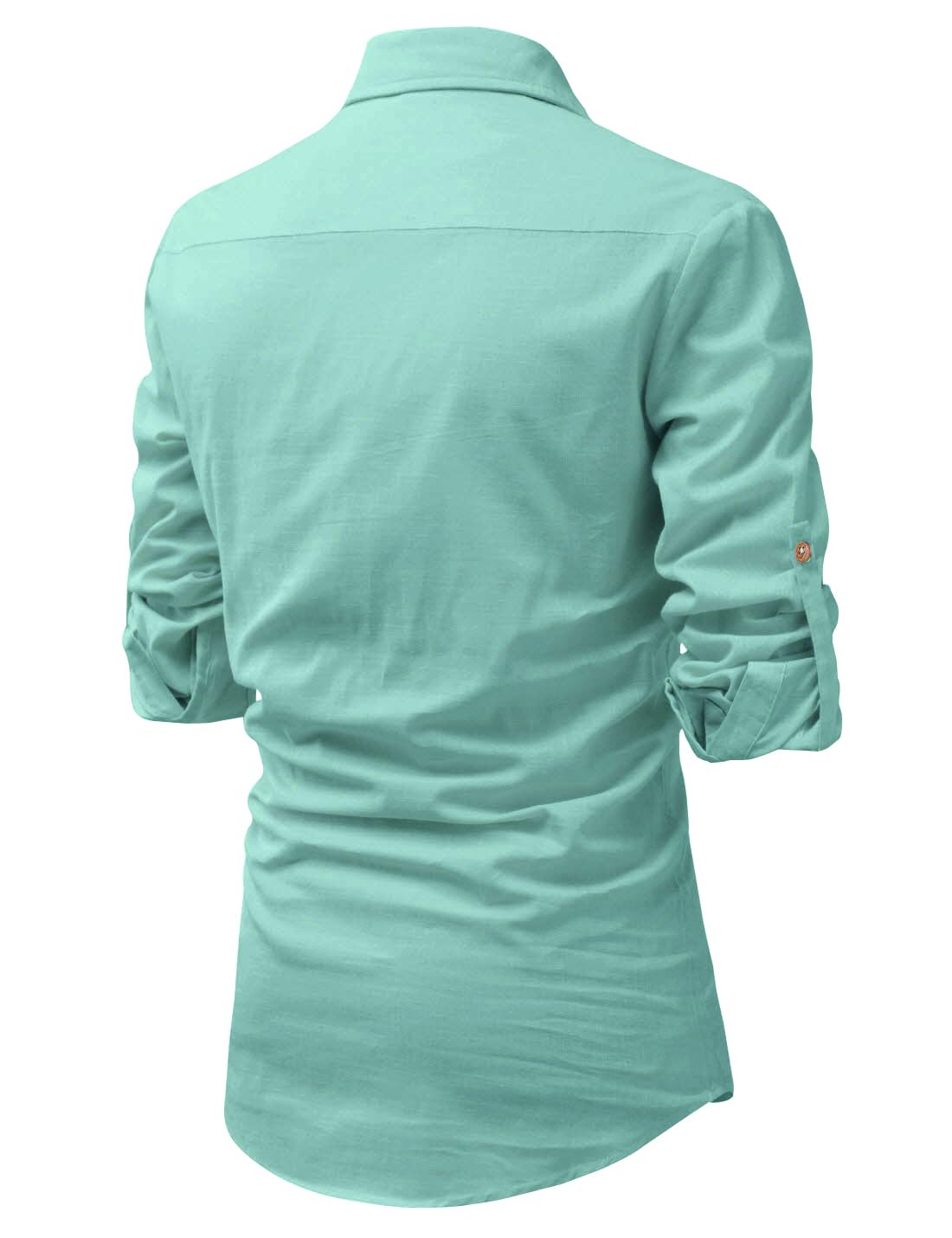 Vida Loca Men's Cotton Kurta - Light Blue - Image 2