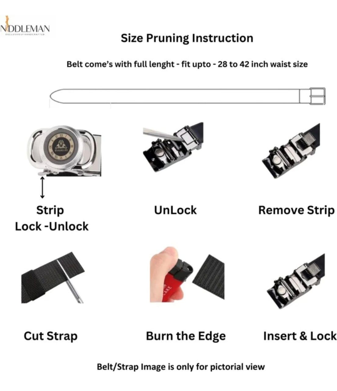 Designer Belt with Watch-Style Buckle - Nylon Green - Image 4