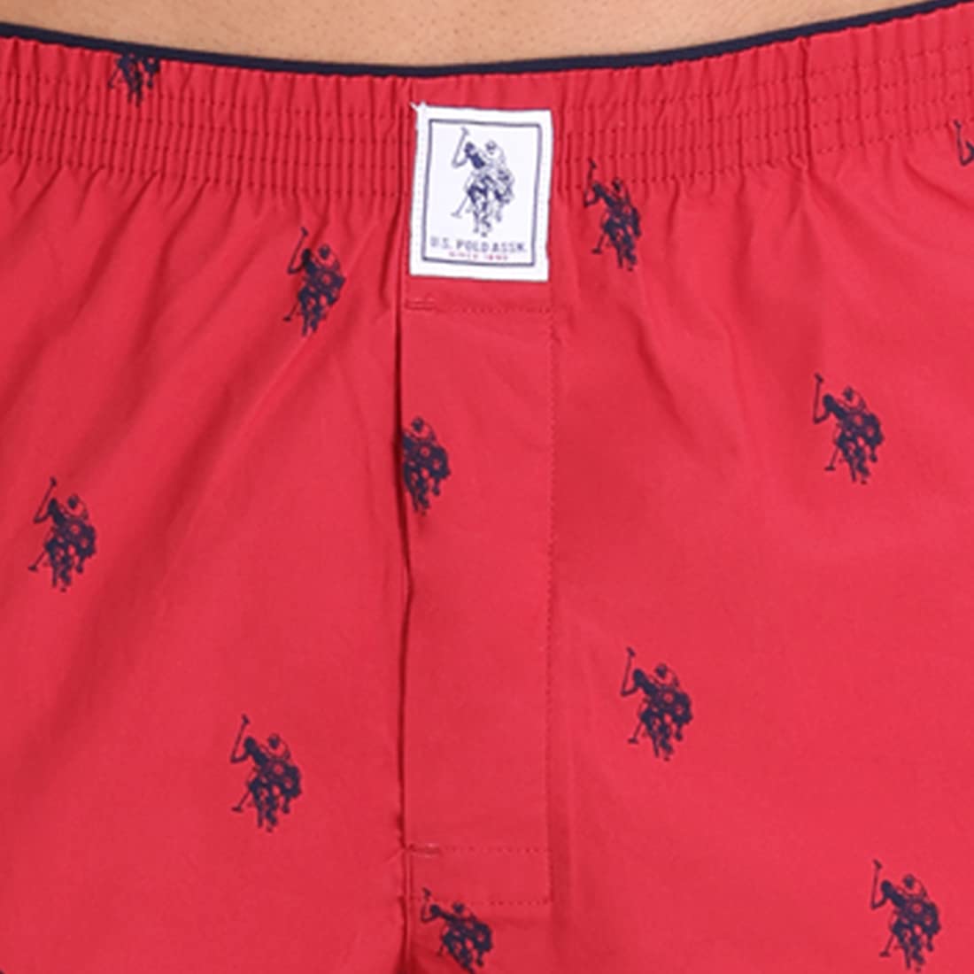 U.S. POLO ASSN Men Boxers - Rust - Image 4
