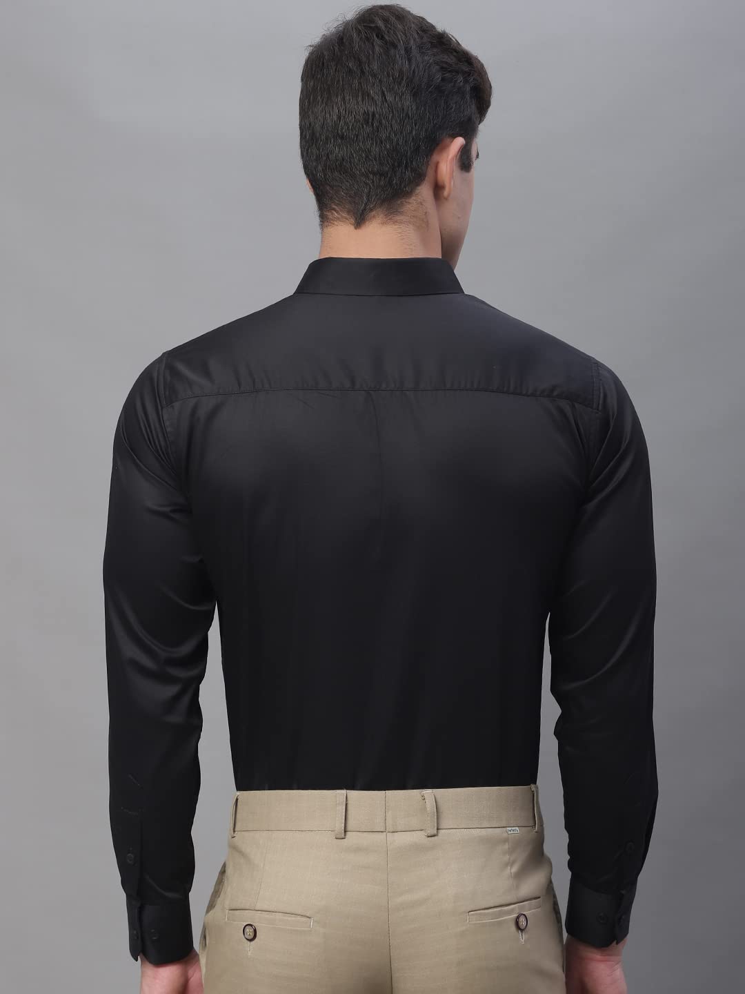 Majestic Man Formal Shirt for Men - Black - Image 5