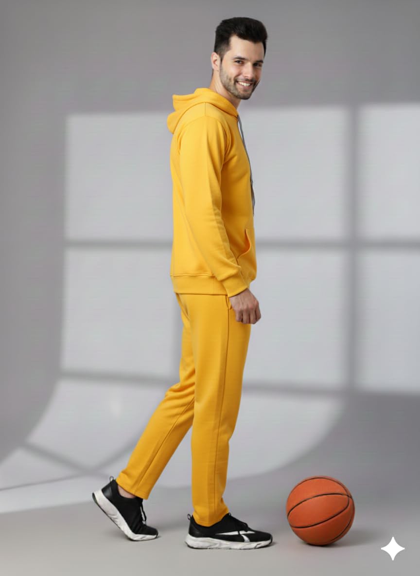 Mack Jonney Solid Track Suit for Men - Image 3