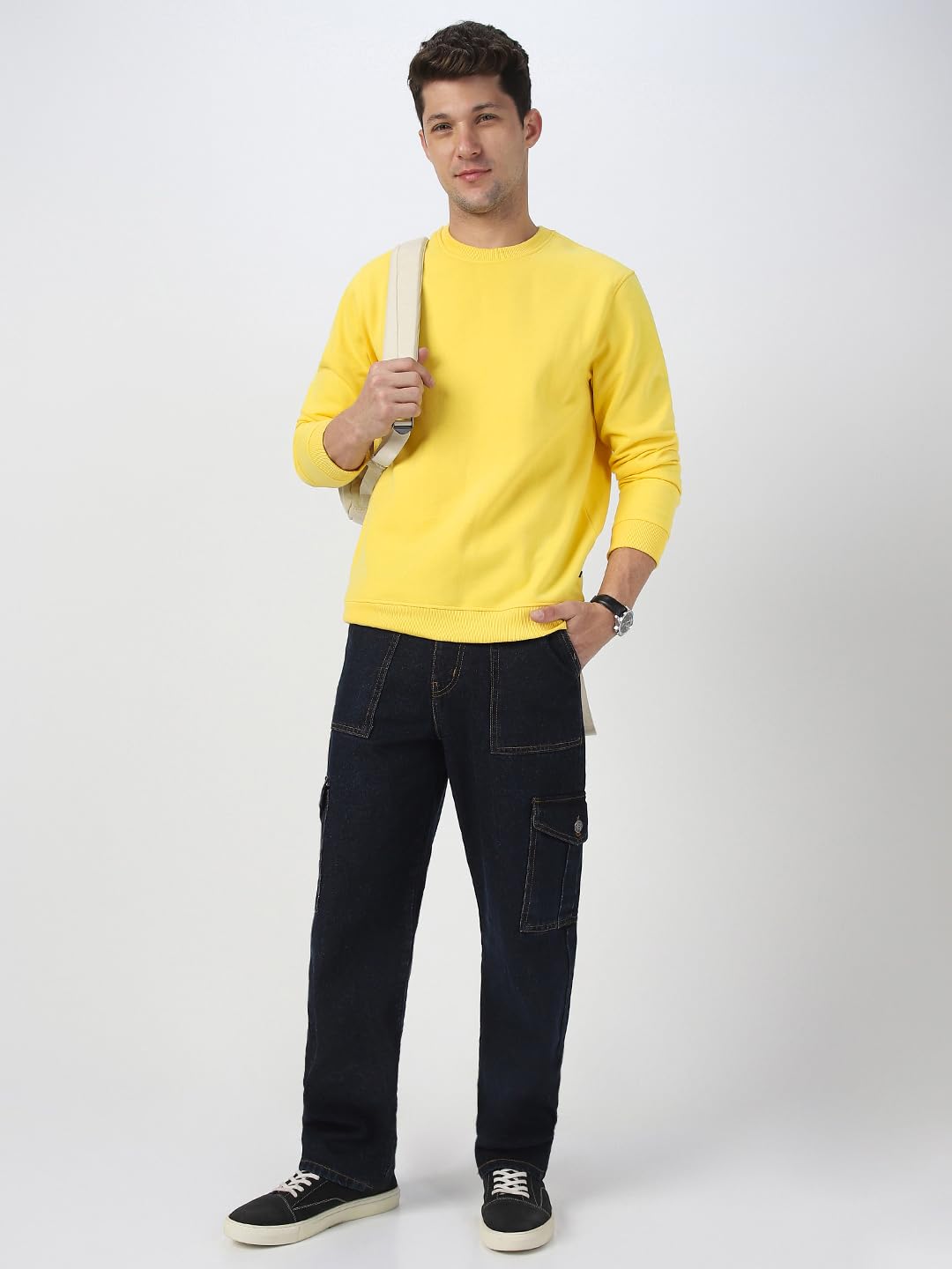 NeoStreak Men's Sweatshirt - Sun Yellow - Image 5