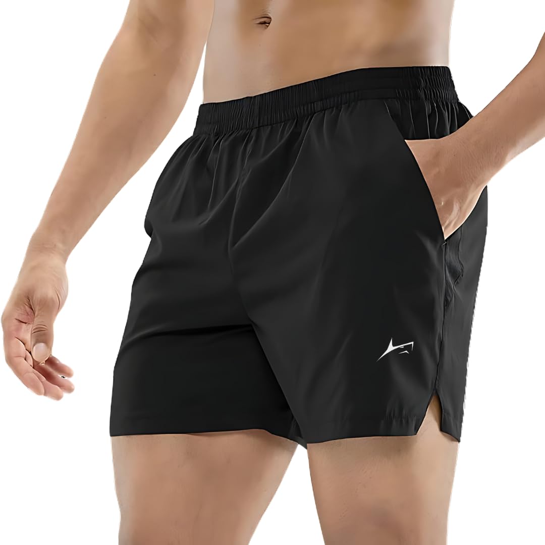 PROSHARX Men's Black Shorts - Quick Dry