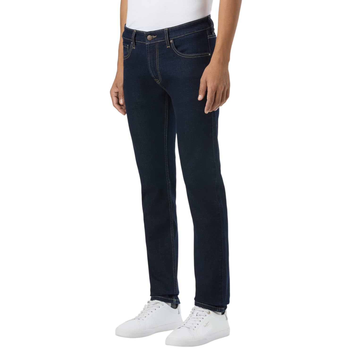 Pepe Jeans Men's Dark Used Slim Fit Jeans - Image 3