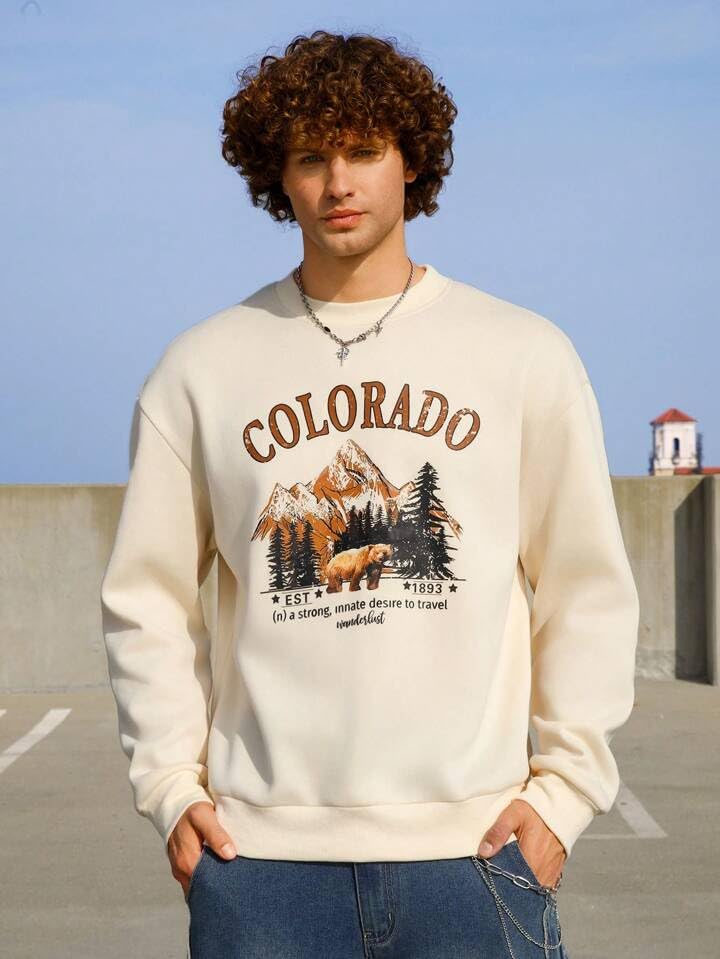 TAGAS Men's Vintage Mountain Sweatshirt - Image 2