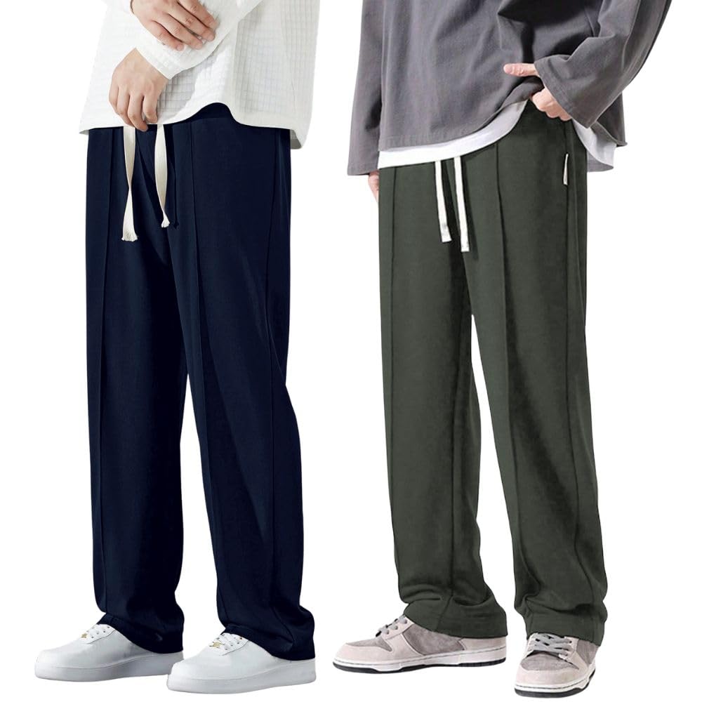 GRECIILOOKS Men's Lycra Cargo Track Pants