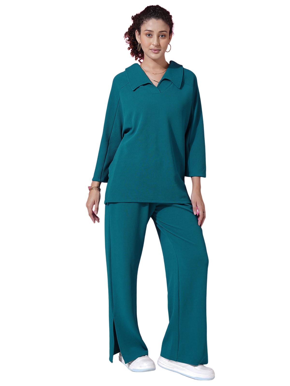 Selvia Women Co-ords Set Lycra Top & Trouser