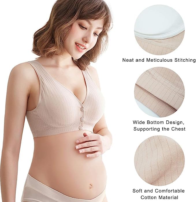 GarbGlide Seamless Wire-Free Nursing Bra - Image 3