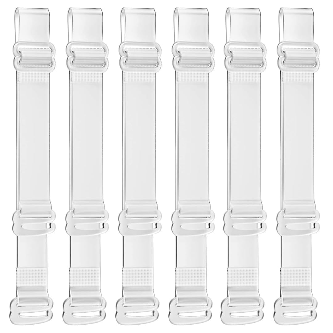 GLAMORAS Women Invisible Clear Bra Strap