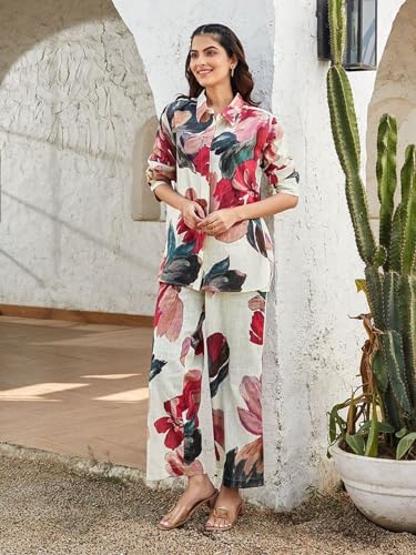 Asmeriyo Women Co-Ord Set - Pink - Image 3