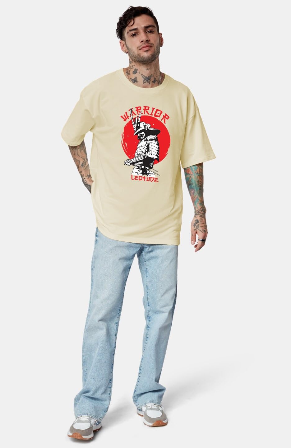 LEOTUDE Men's Oversized T-Shirt - Image 4