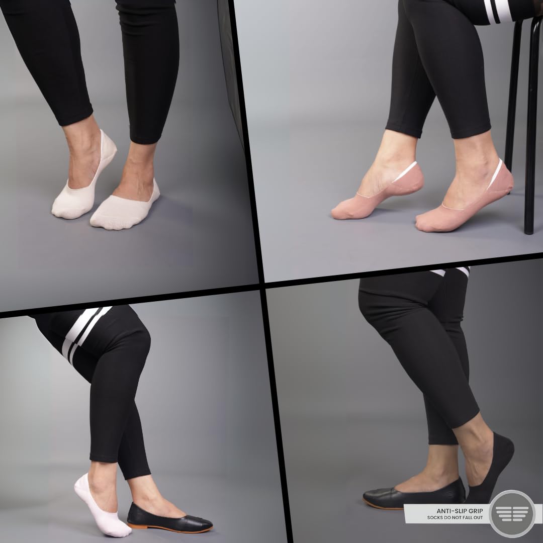 Supersox Women's No Show Socks - Nut Brown - Image 4