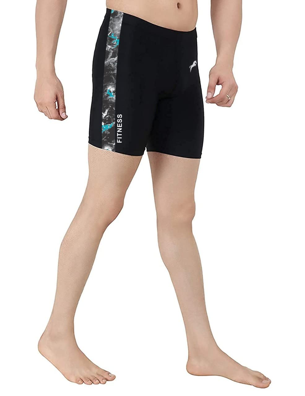 JUST RIDER Unisex Swimming Shorts - Black - Image 4