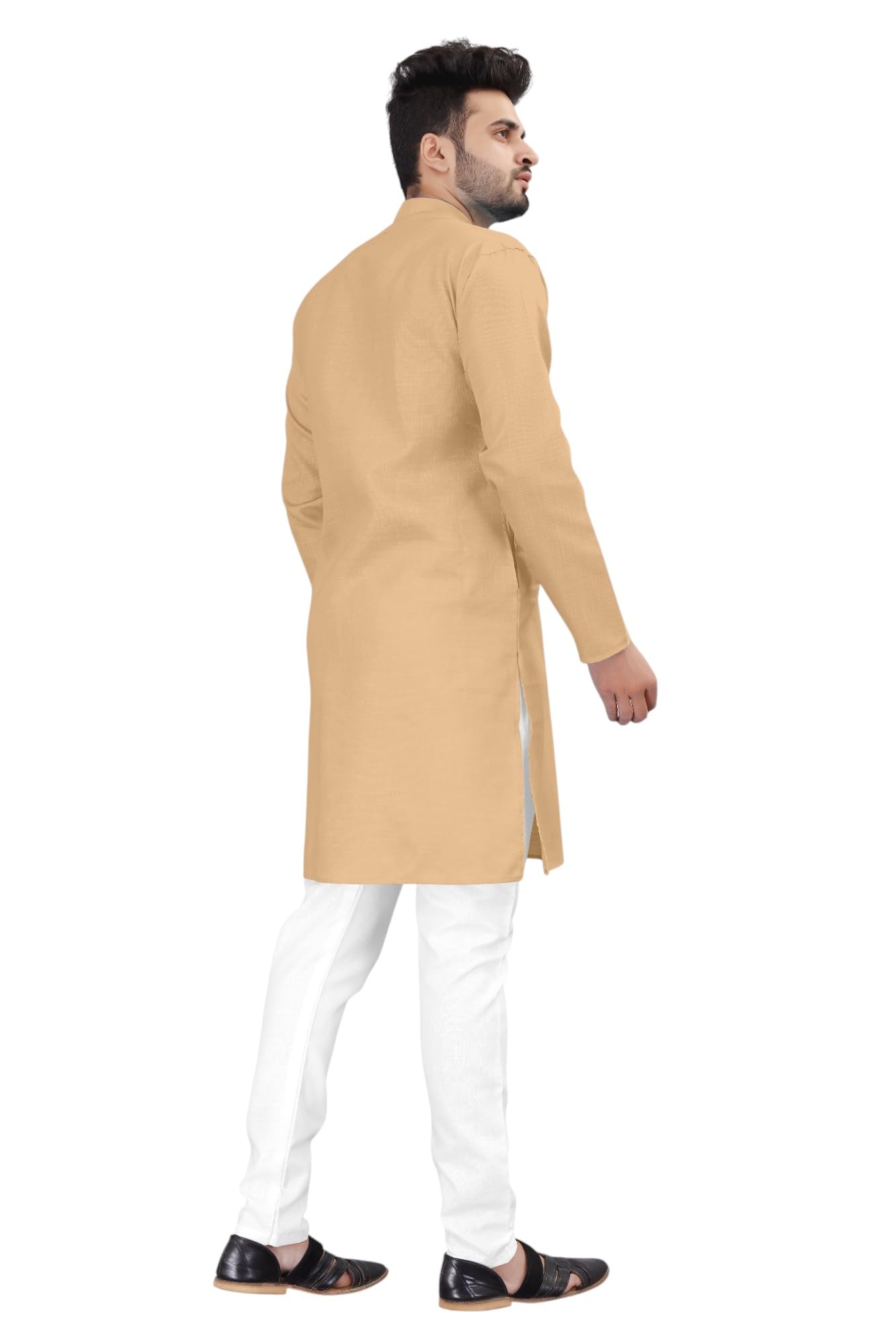 Trustous Men's Cotton Kurta Pyjama Set - Image 4