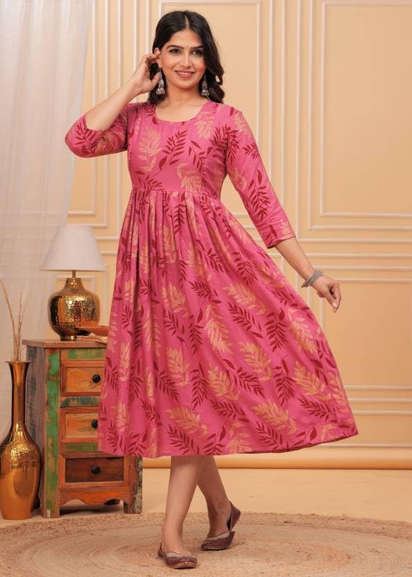 RAINDROP Maternity Kurti with Nursing Zip - Image 3