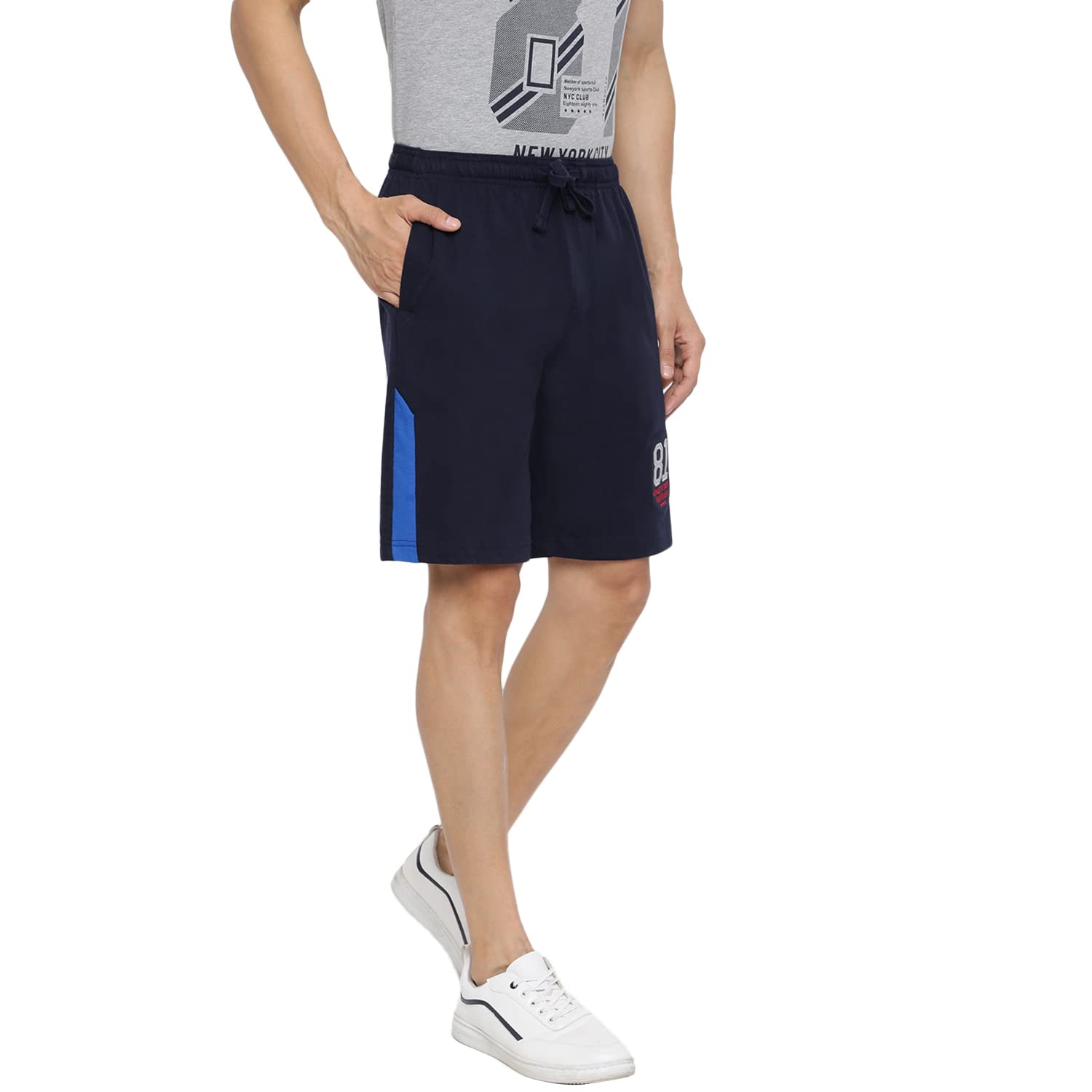 Van Heusen Men Knit Shorts - Cotton Rich - Image 2