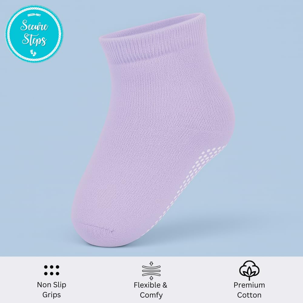 GarbGlide Non Slip Baby Socks - Cotton - Image 3