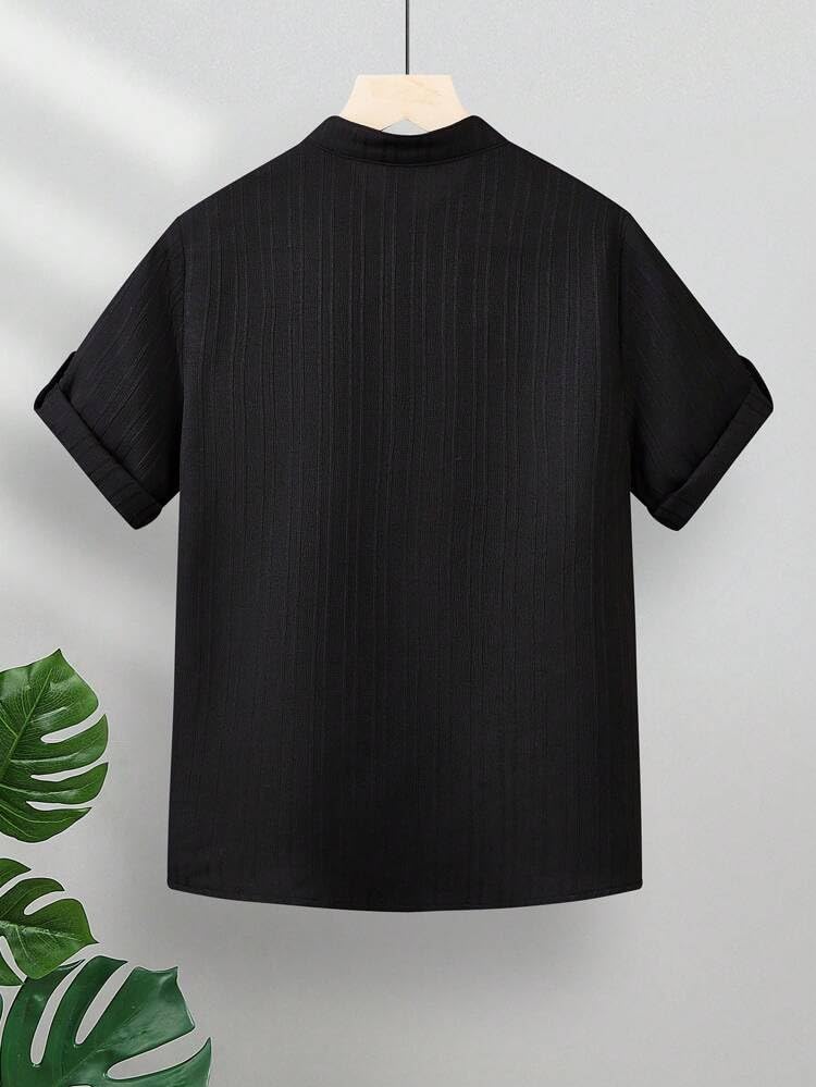 TAGAS Boys Tropical Forest Digital Print Shirt - Image 5