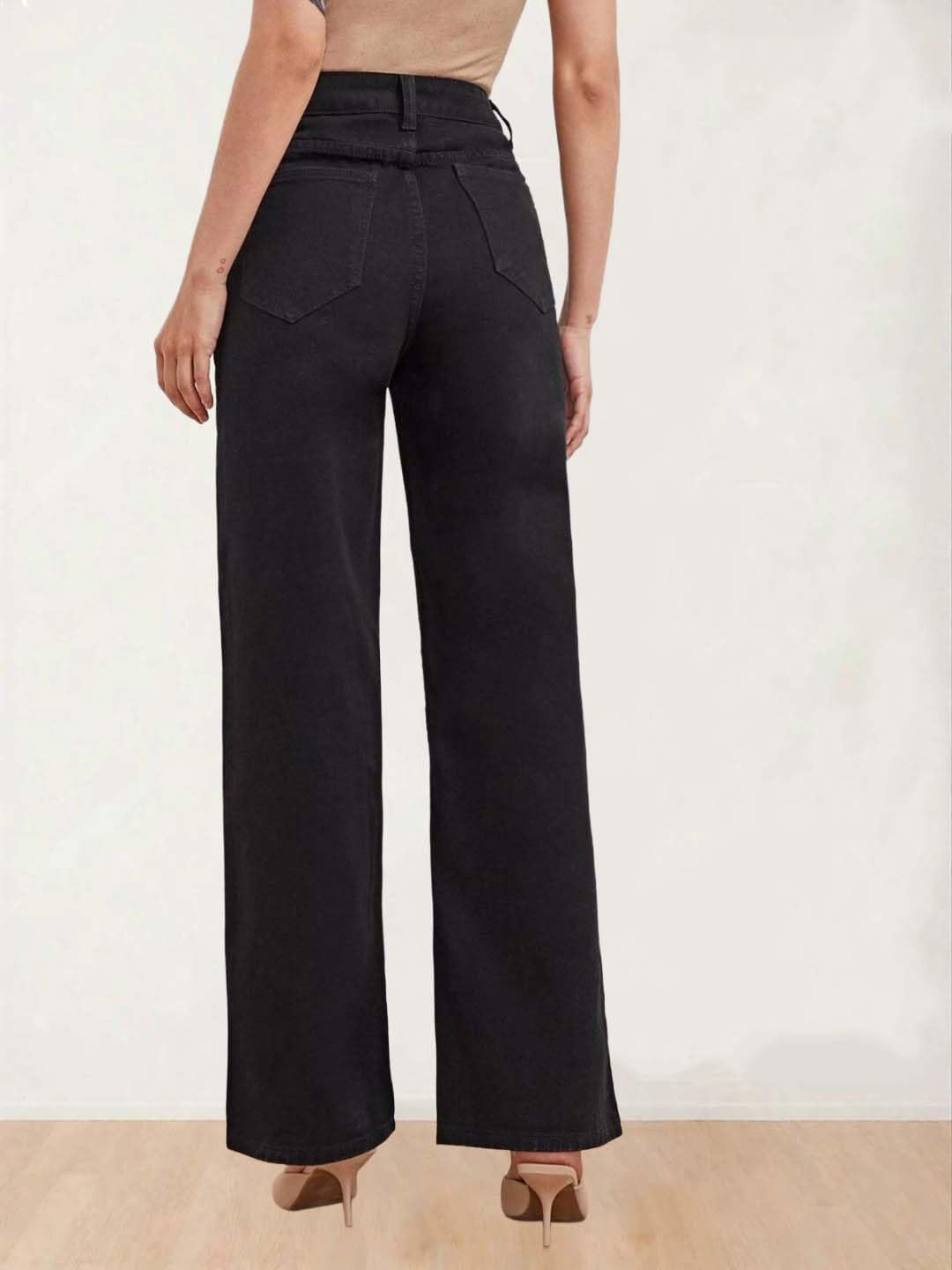 KOTTY Women's High-Rise Black Jeans - Image 5