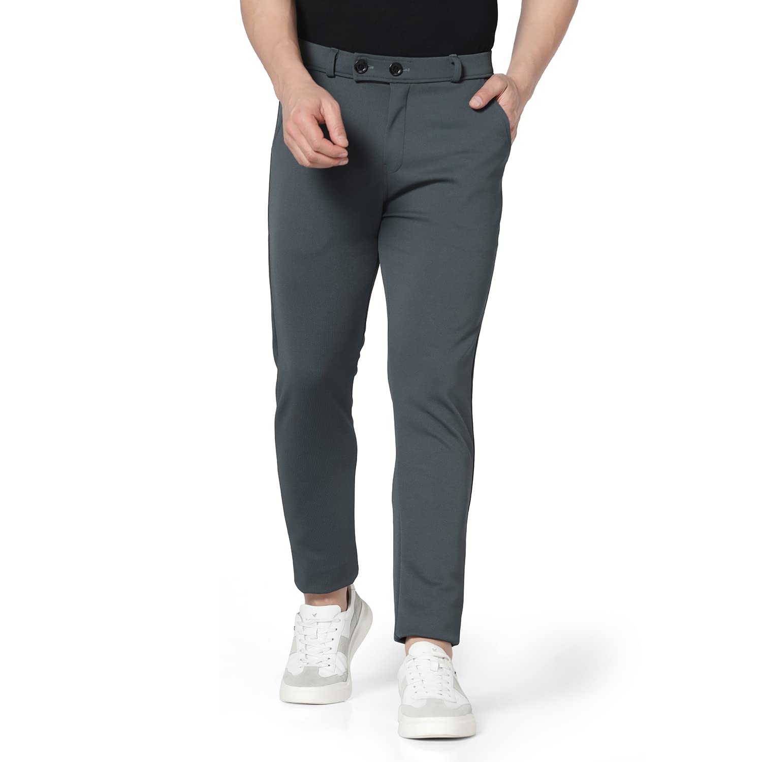 TOPLOT Men's Formal Trousers - Teal