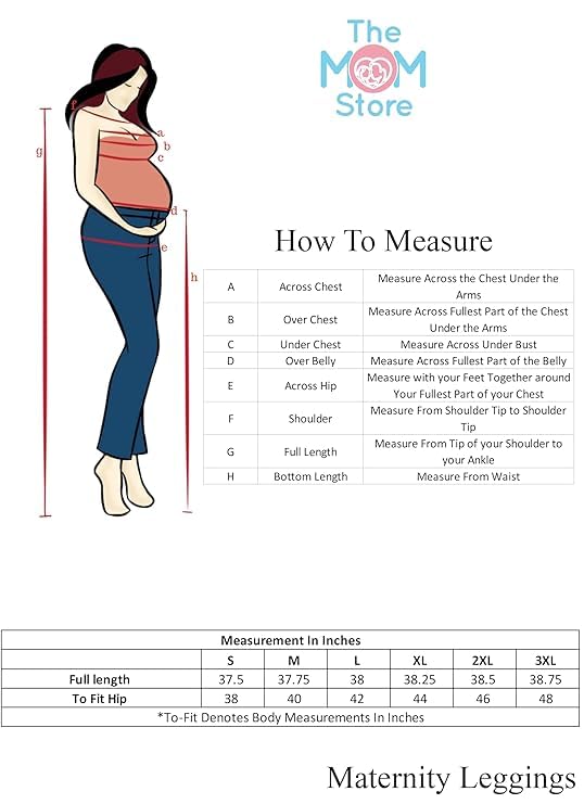 The Mom Store Maternity Leggings for Women - Image 5