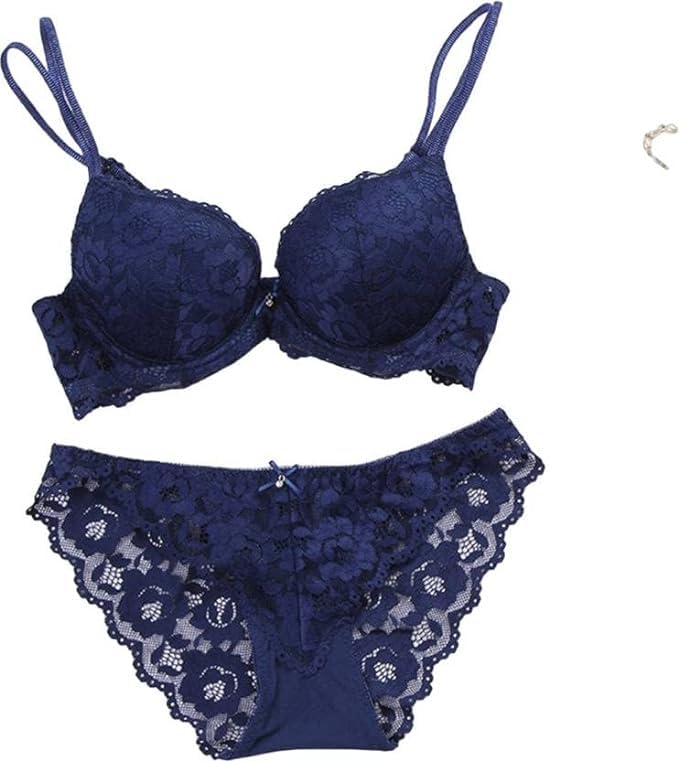 SGC Sweden Women Padded Bra Panty Set Lace