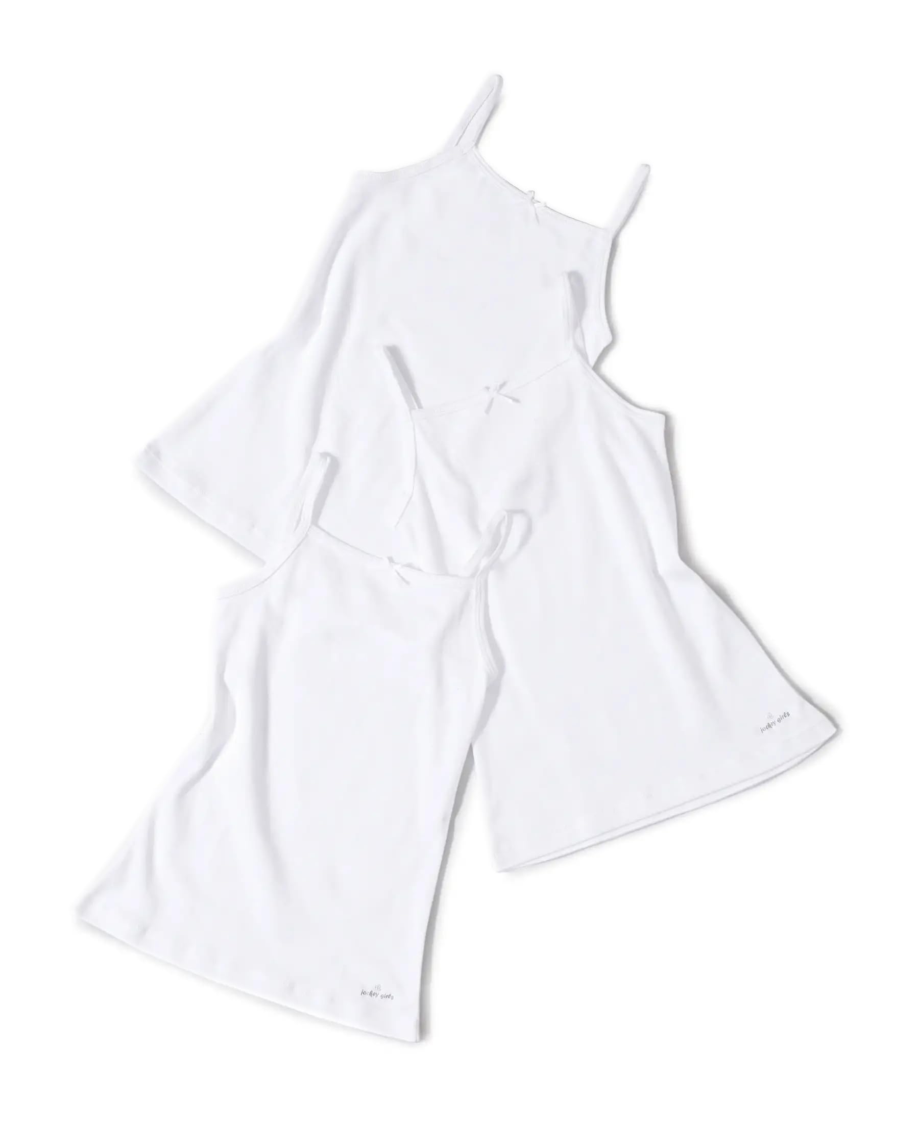 Jockey Girls U Neck Camisole - White
