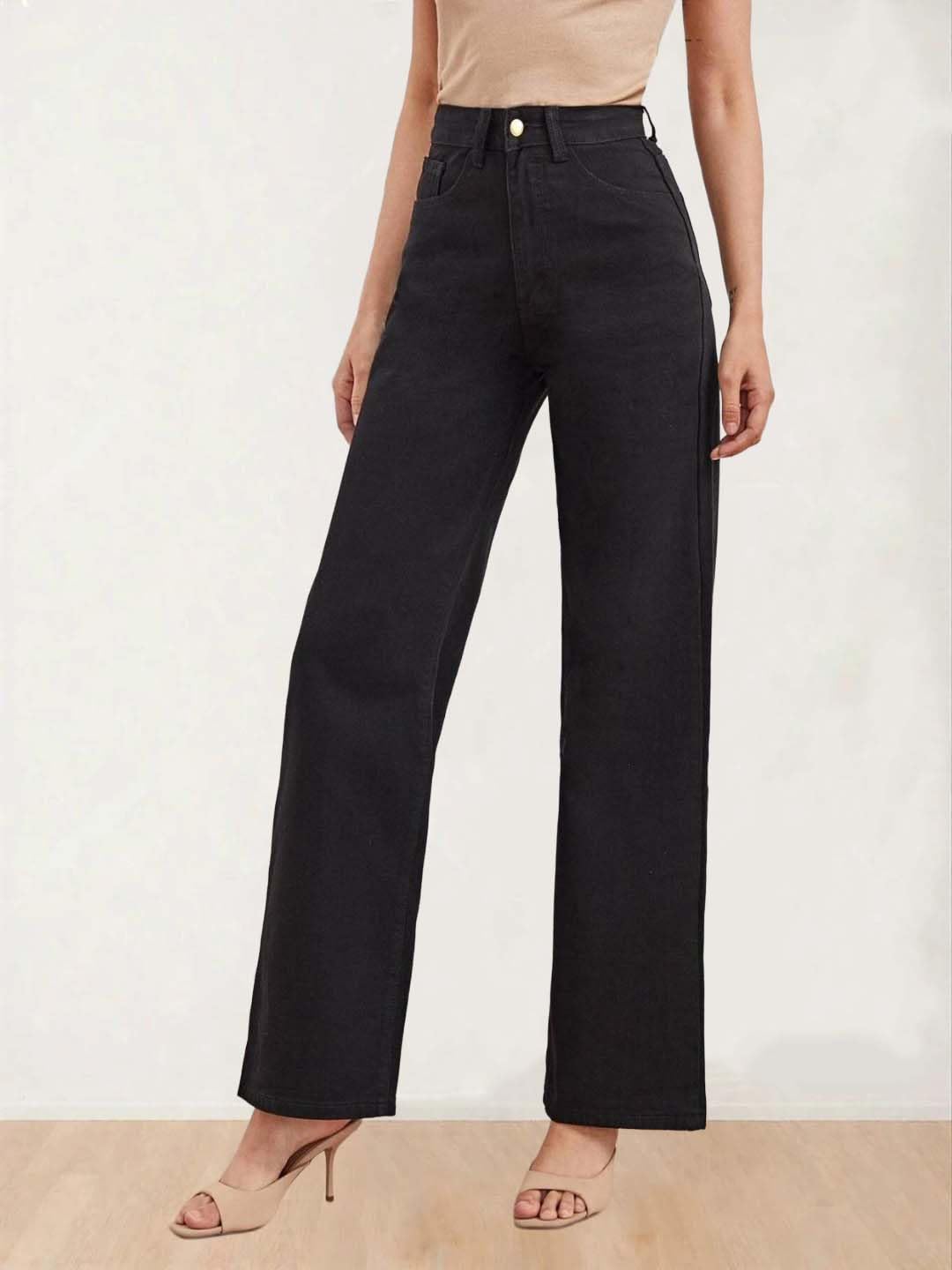 KOTTY Women's High-Rise Black Jeans - Image 3