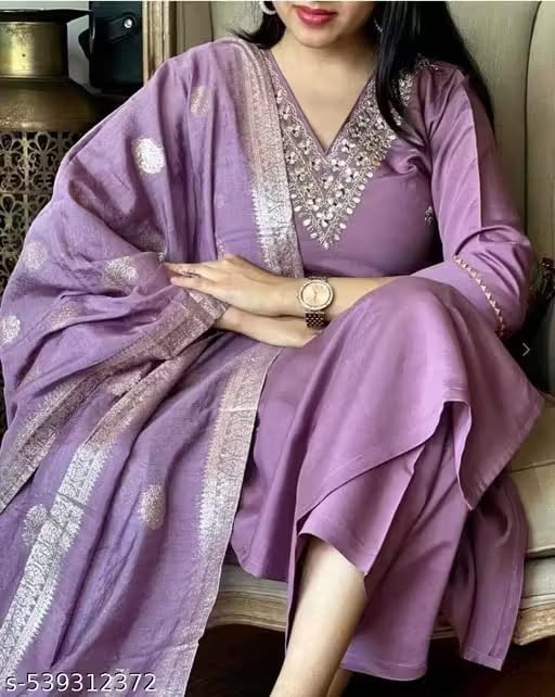 Hiba Fashion Rayon Kurti with Pants & Dupatta - Image 2