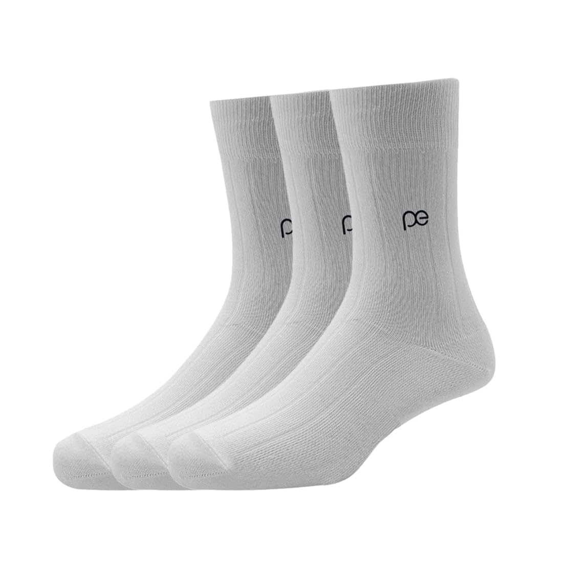 Peter England Men's Cotton Socks - White