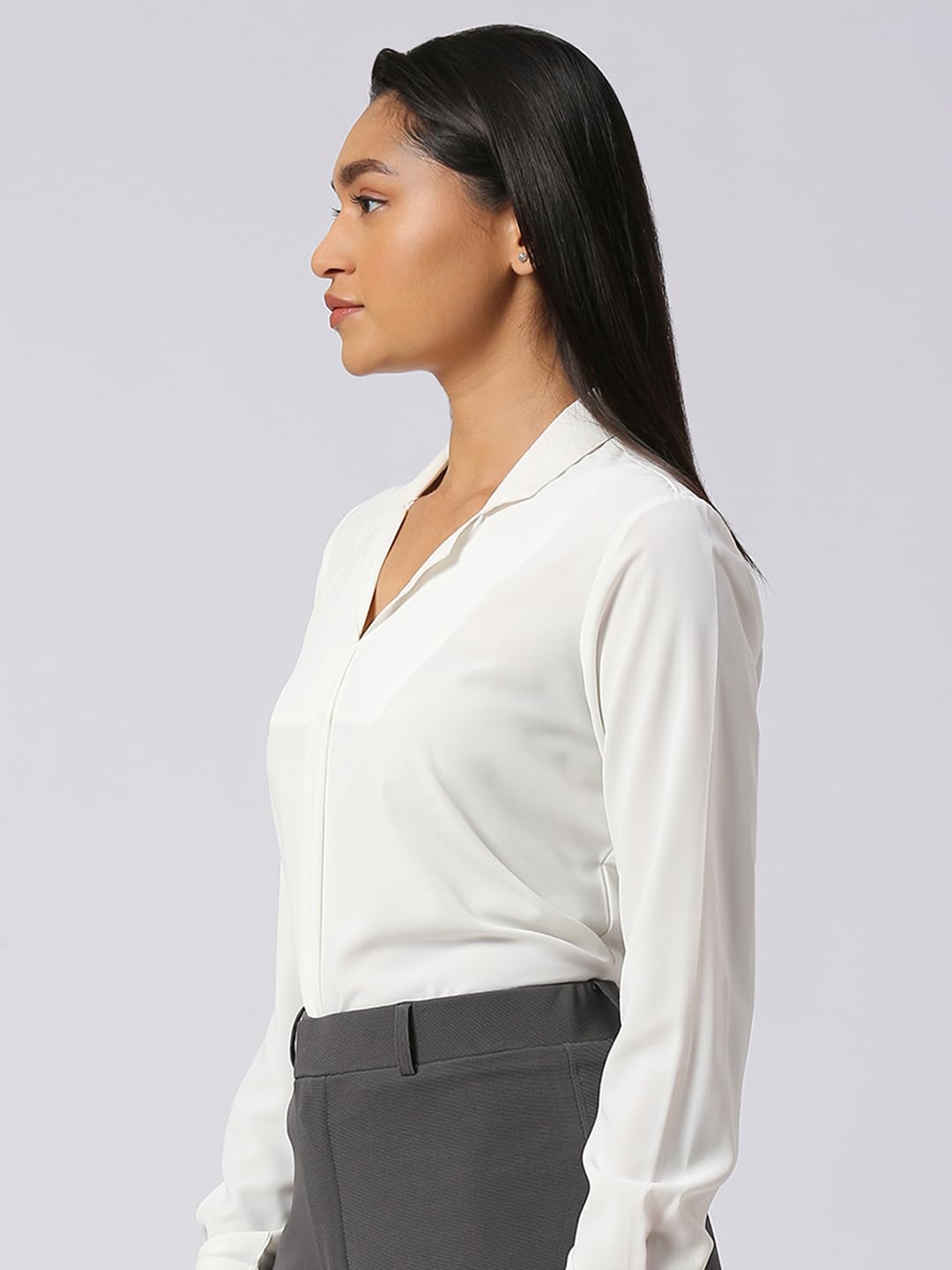 GarbGlide Women's Cotton Blend Shirts - White - Image 4