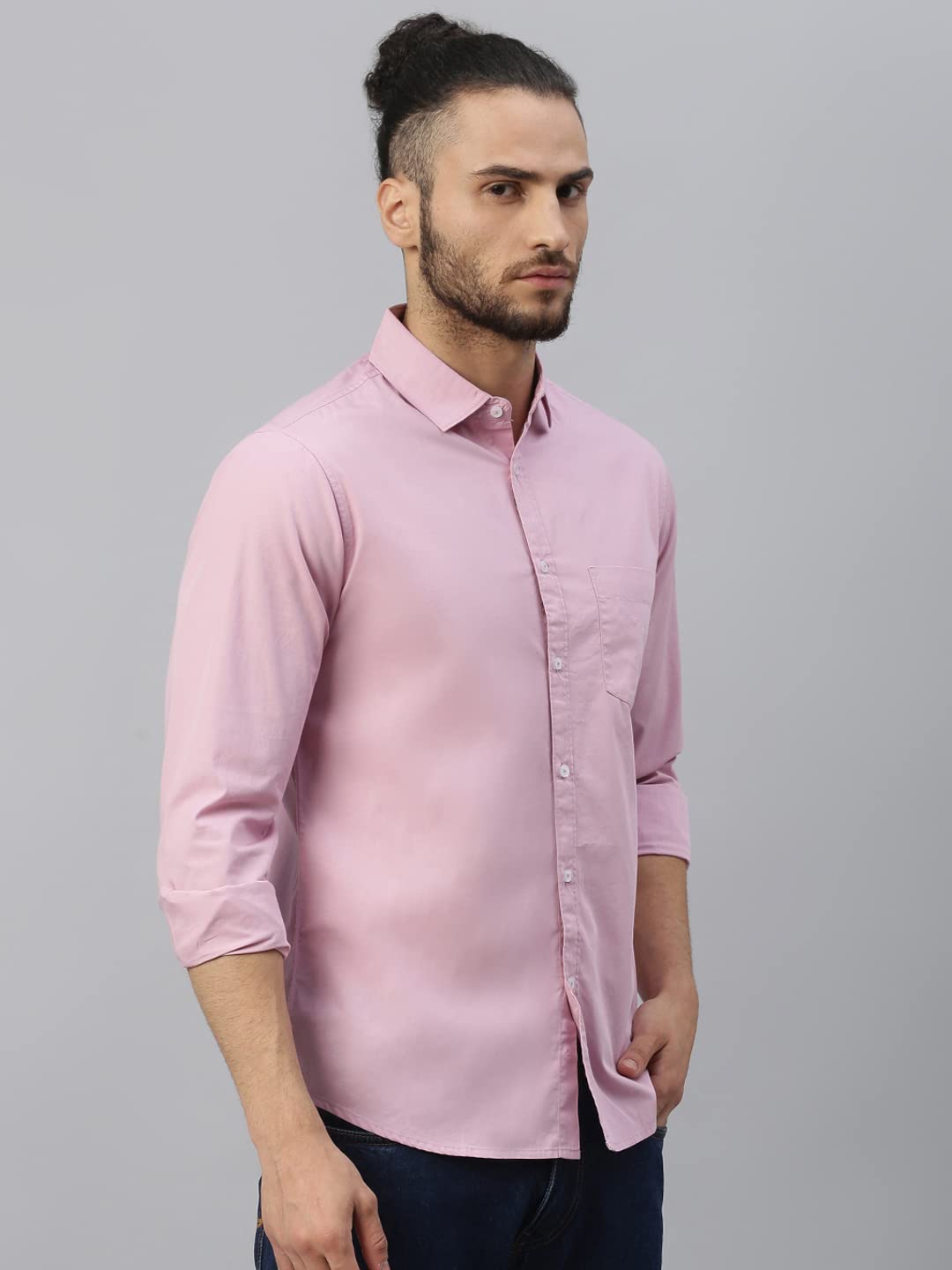 Dennis Lingo Casual Shirt for Men - Mauve - Image 5