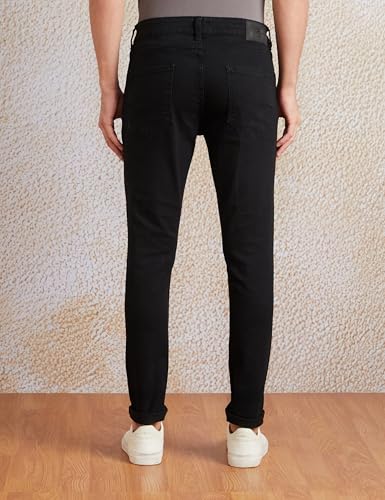 Symbol Men's Skinny Jeans - Jet Black - Image 2