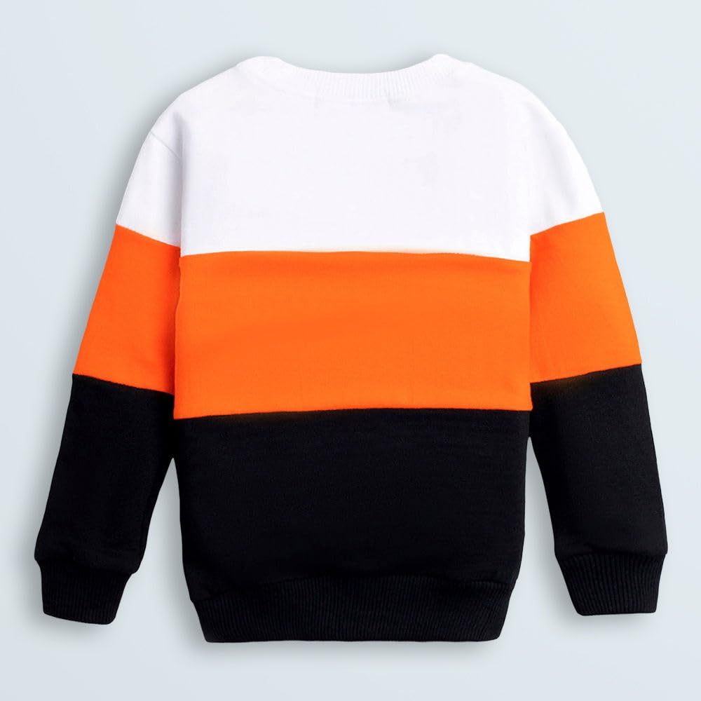 Hopscotch Boys Printed Top Pant Set - Orange - Image 2