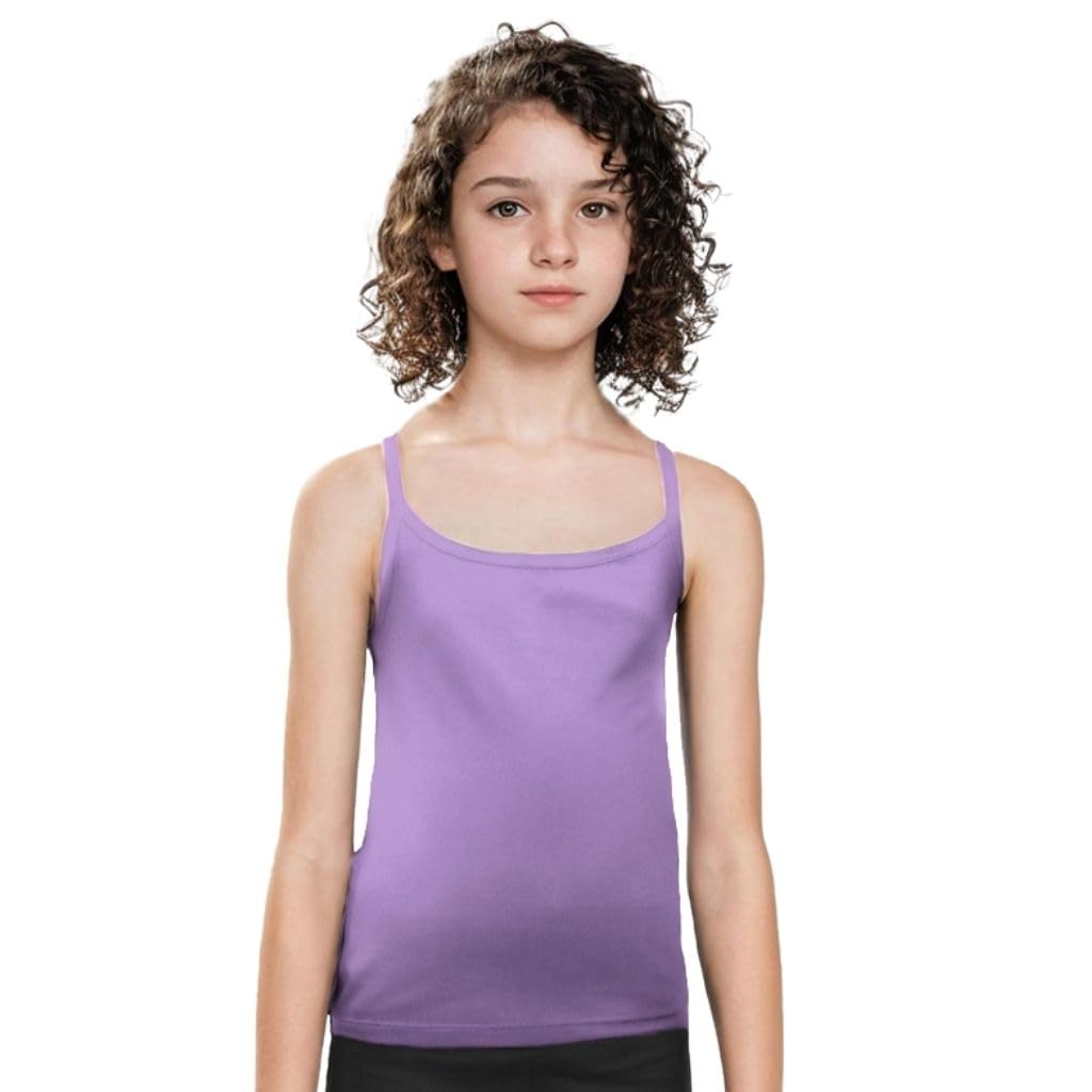 Adira Cotton Padded Camisole for Teen Girls - Lavender