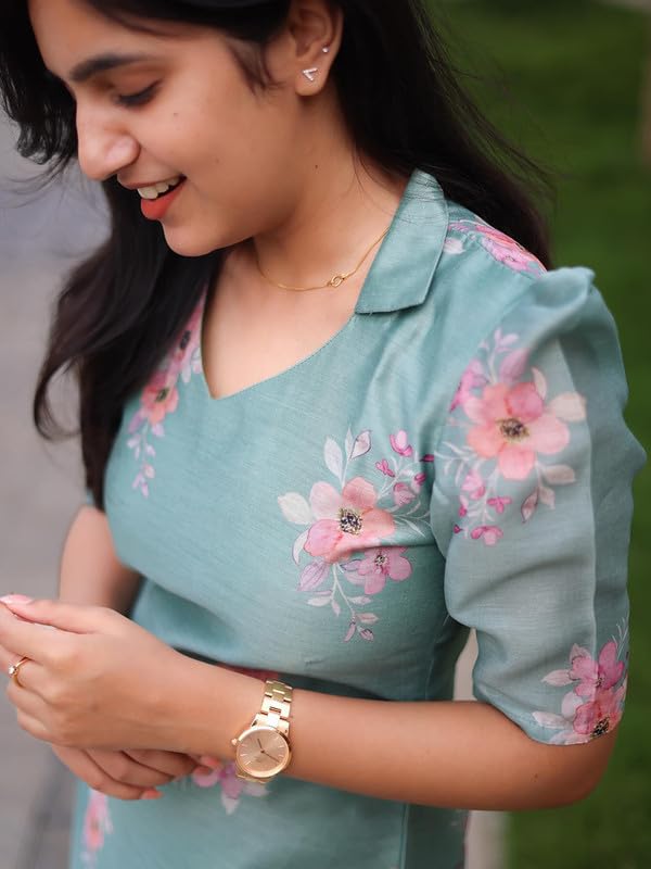 Sun Fashion Chanderi Kurti for Women - Image 2