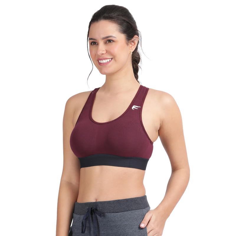 ENVIE Non-Wired Padded Sports Bra for Women - Race - Image 3
