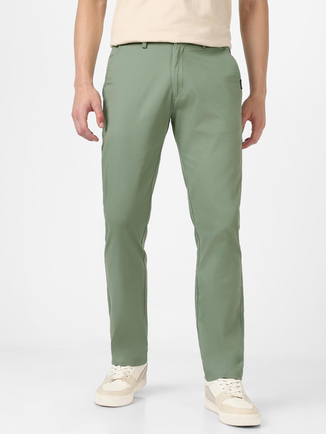 Urbano Men's Green Casual Trousers - Image 2